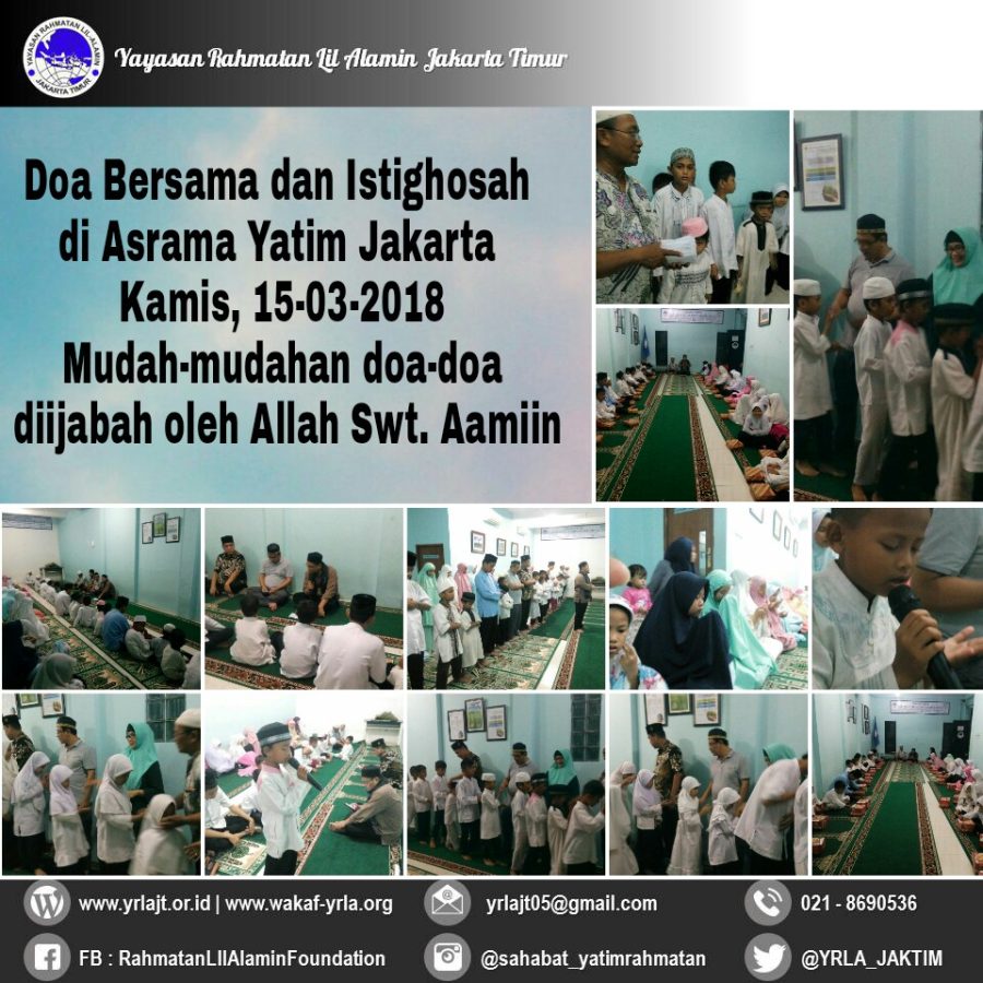 You are currently viewing Do’a Bersama Anak Yatim dan Istighosah di Asrama Yatim Jakarta