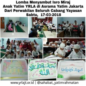 Read more about the article Lomba Menyambut Isra Mi’raj Di Asrama Yatim YRLAJT