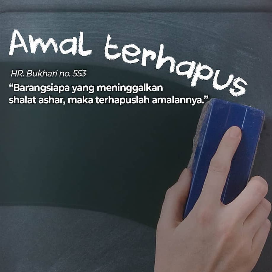 You are currently viewing Amalan yang terhapus..!