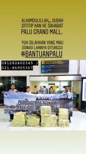 Read more about the article Pendistribusian Bantuan Sembako Ke Palu & Donggala