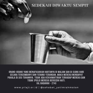 Read more about the article Pahalanya Orang Sedekah Diwaktu  SEMPIT !