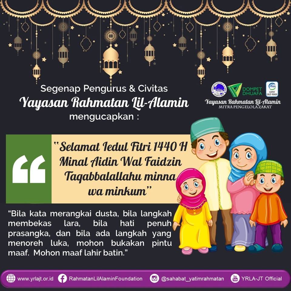 You are currently viewing Kami Mengucapkan Selamat Hari Raya Idhul Fitri 1440 H