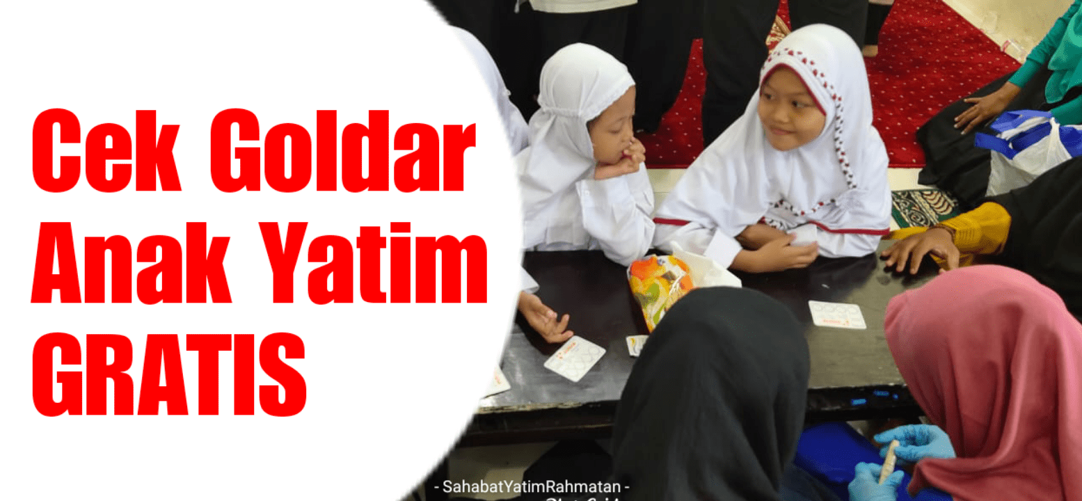 Read more about the article Cek Golongan Darah Anak Yatim GRATIS..!